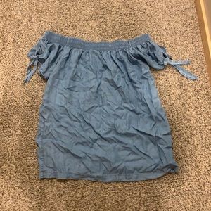 Forever 21 Jean off the shoulder dress